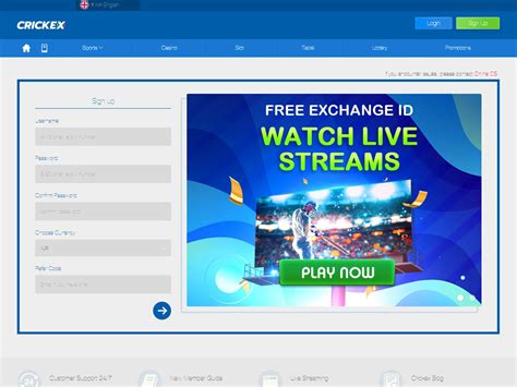 How to register and login on Crickex .